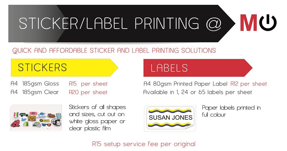 Sticker Sheet Printing Services