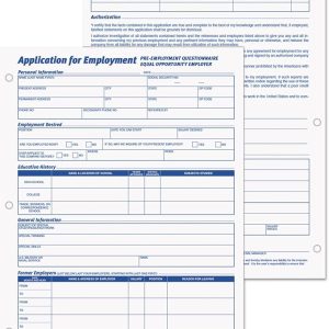 Job /  Application form pad A4